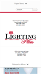 Mobile Screenshot of lightingplusonline.com